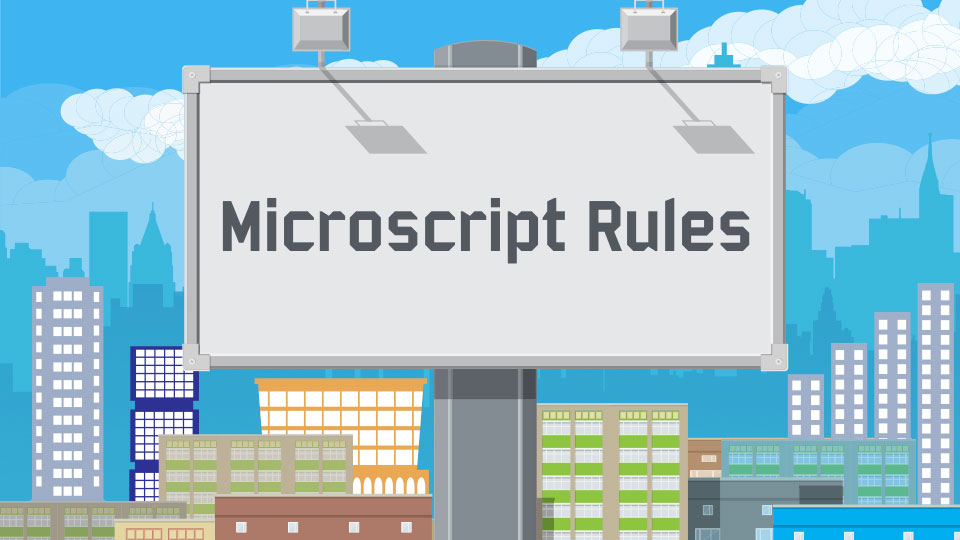 The Micro-Script Rules